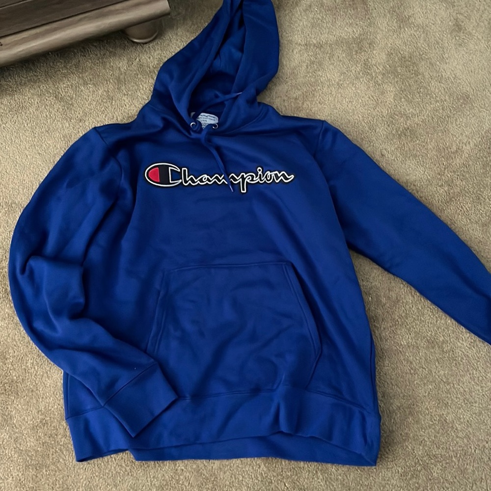 Champion Blue Sweatshirt Size L